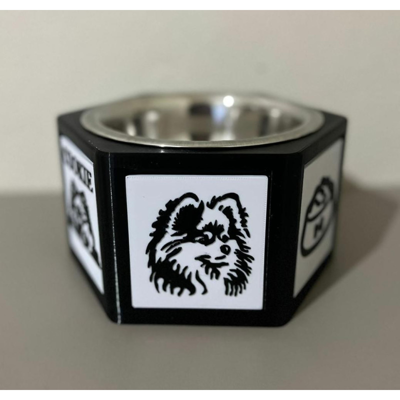Comedouro Ergonômico Premium Para Spitz Alemão