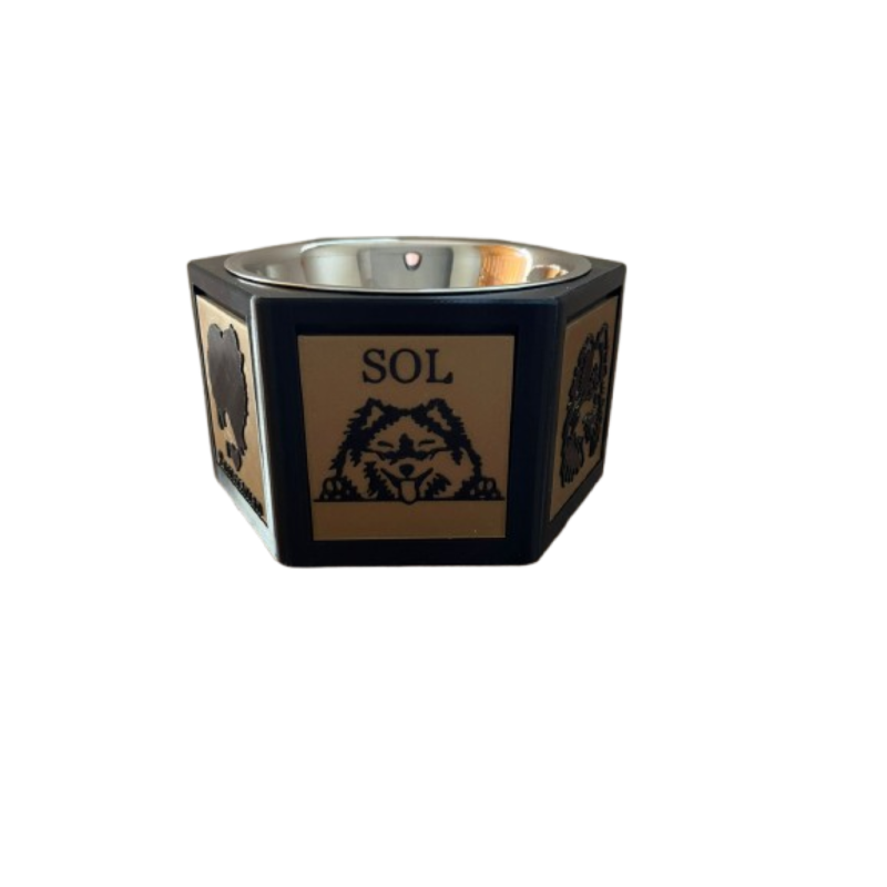 Comedouro Ergonômico Premium Gold -Spitz Alemão